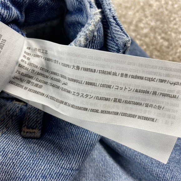 Hollister Womens Mom Jean Curvy High Rise 7 x 25 Distressed Destroyed - Picture 3 of 8